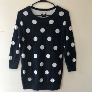 J. Crew polka dot sweater